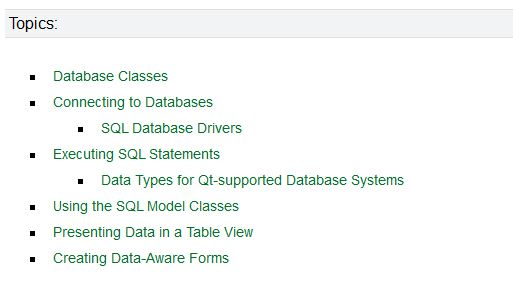 QtSQL学习笔记（1）- 概述