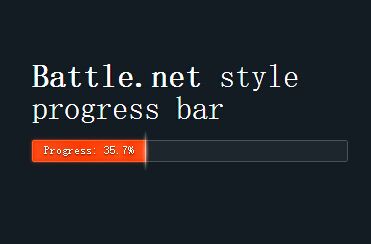 一款基于jquery带百分比的响应式进度加载条
