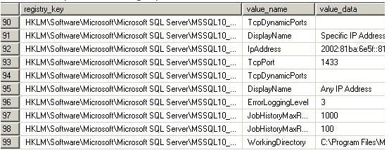 查询某库所有表的rows &查看当前sql的注册信息