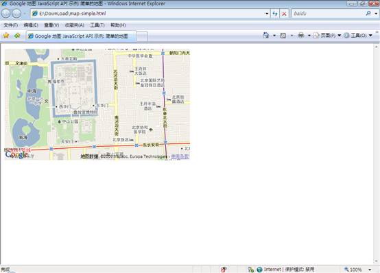 Google Map API 应用实例说明