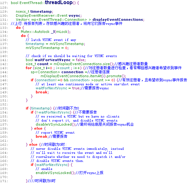 EventThread线程对VSync的分发