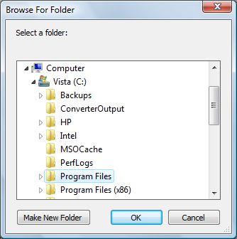 Set InitialDirectory for FolderBrowserDialog 