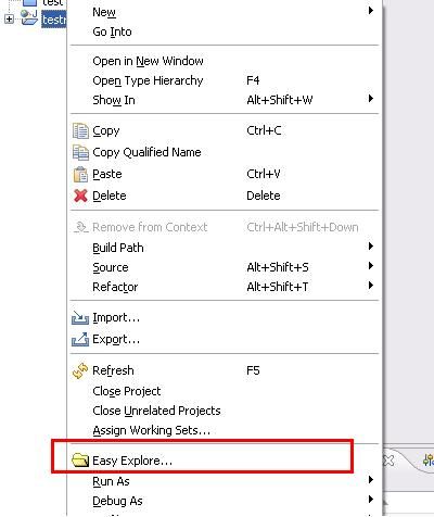 如何使用Eclipse插件—Easy Explorer