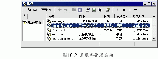 SQL Server 2000 的Standard Edition 和Enterprise Edition 版本提供了对表数据中字符串的复杂检索功能---全文检索（Full-Text Searches）。