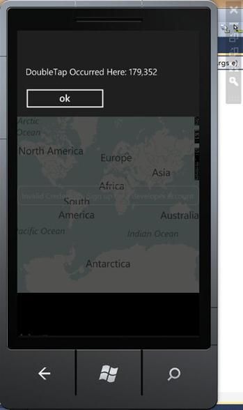 Windows Phone 7 编程实践—捕获Map控件的DoubleTap事件