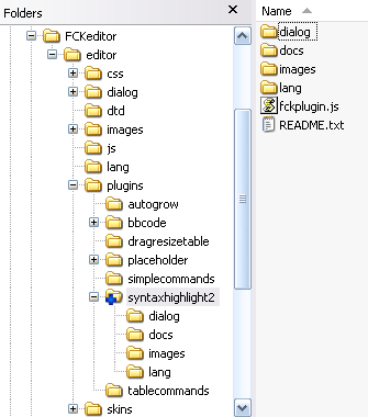 FCKeditor 和 SyntaxHighlighter 代码高亮插件的整合