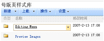 自定义EditingMenu、AccessMenu、SiteAction、RTE2ToolBar