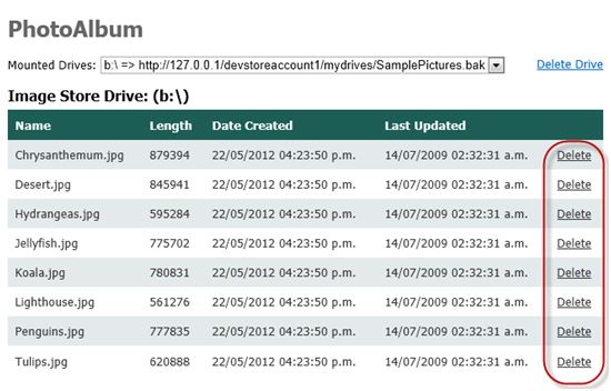 探索 Windows Azure Storage