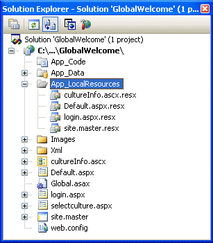 在ASP.NET 2.0中实现本地化