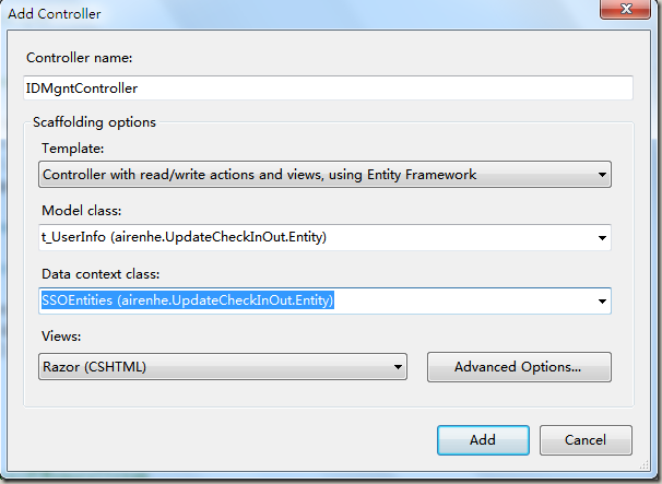 image MVC3+EntityFramework实践笔记_第1张图片