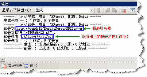 Reporting Services 1: 服务器端报表