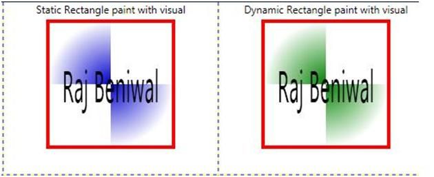 Dynamic and static Rectangle in WPF