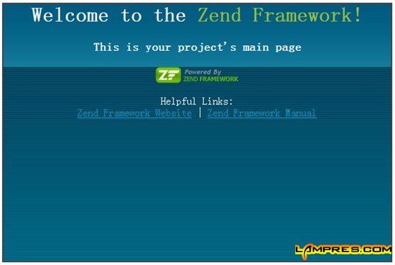 zend framework 1.10项目配置与经典hello world