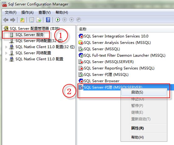 设定MS SQL Server 2008定期自动备份