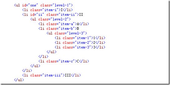 JQuery.closest(),parent(),parents()寻找父节点