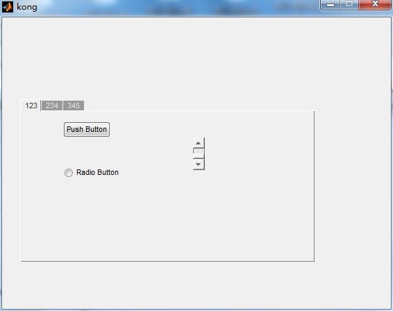 Matlab GUI选项卡