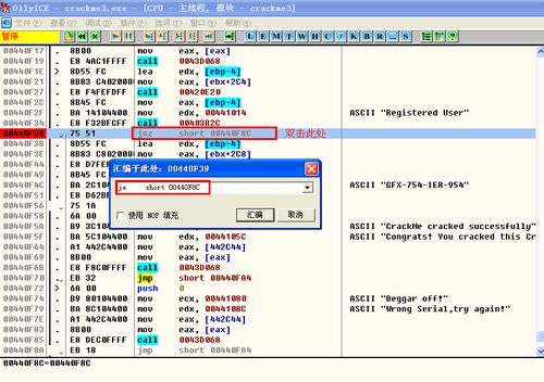 软件破解入门(暴力破解CrackMe)