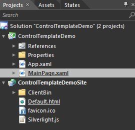 Expression Blend实例中文教程(13) - 控件模板快速入门ControlTemplates