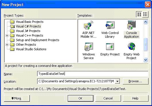 Typed DataSets in .NET