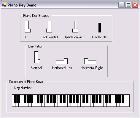 A Piano Key Control in C#