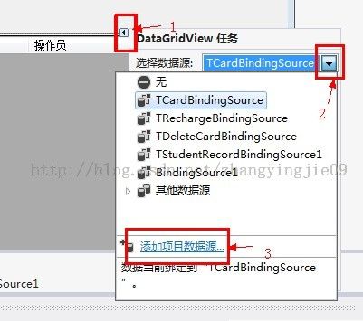 vb.net中将DataGridView与数据源绑定