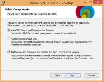 VisualSVN SERVER的安装和使用