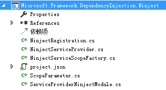 [Asp.net 5] DependencyInjection项目代码分析3-Ninject