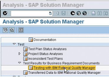 选中 Testing with IBM Rational Quality Manager