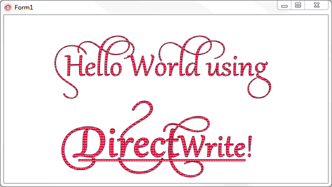 Direct2D (39) : 使用 IDWriteTextLayout.Draw() 方法绘制文本