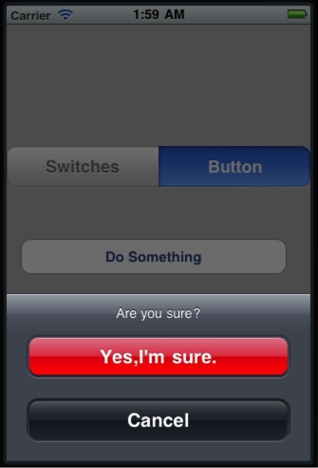 iPhone常用控件、UIActionSheet、UIAlertView_第10张图片
