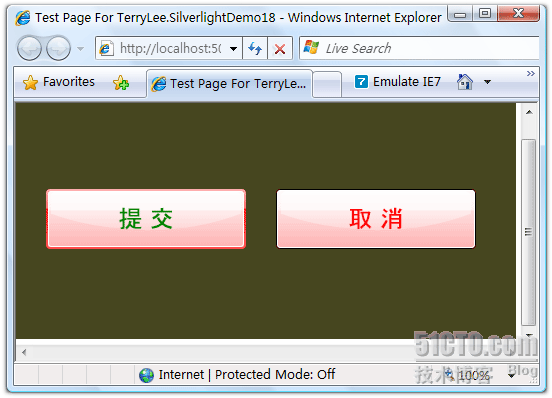 （8）：Silverlight 2 使用样式封装控件观感