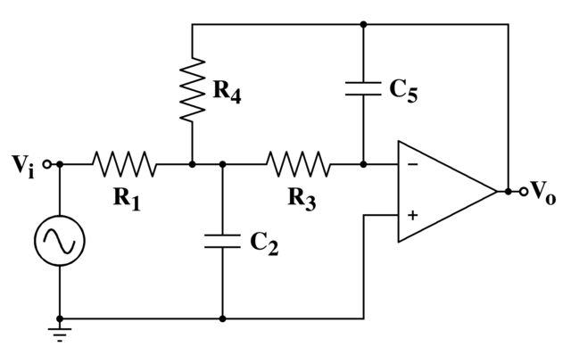 Active Low-Pass Filter Design 低通滤波器设计