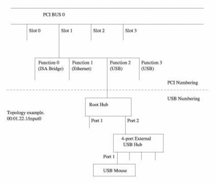 input subsystem topology