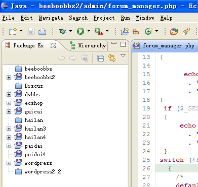 Eclipse下PHP开发 插件安装