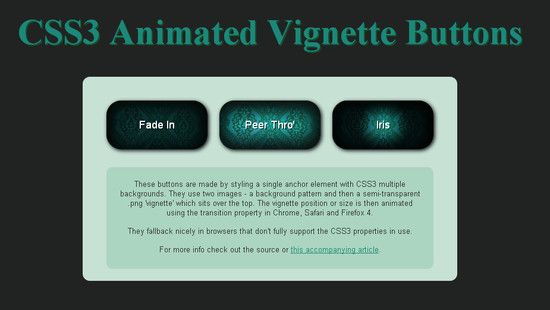 25 个实用的CSS3 动画按钮/菜单教程
