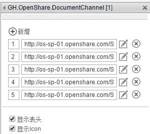 OpenShare文档频道配置多个Tab选项卡