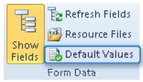 一步步学习微软InfoPath2010和SP2010--第十四章节--高级选项（8）--默认值