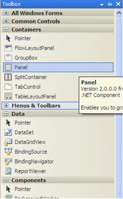 使用 Windows Forms 2.0 创建智能应用程序布局