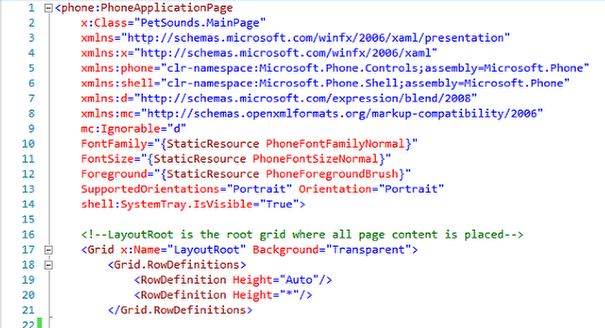 菜鸟学Windows Phone 8开发(2)——了解XAML