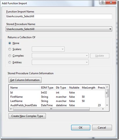 ASP.NET 4.0 与 Entity Framework 4-第三篇-使用Entity Framework调用存储过程