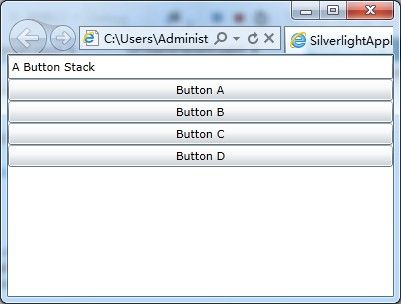 SilverLight：布局（3）StackPanel 对象