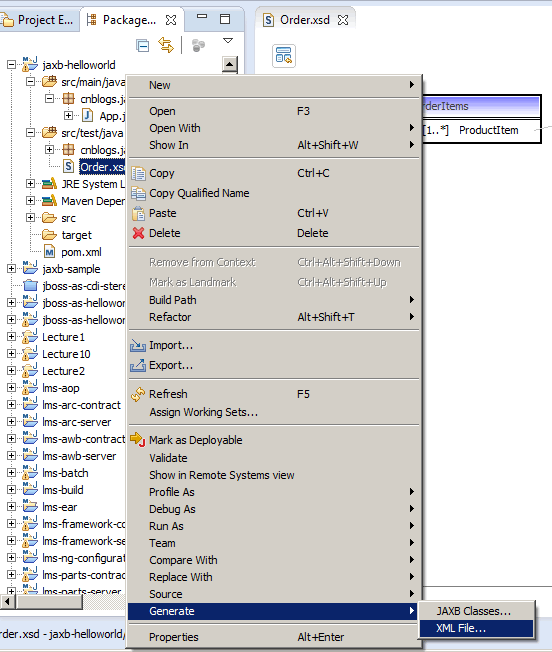 java JAXB 学习