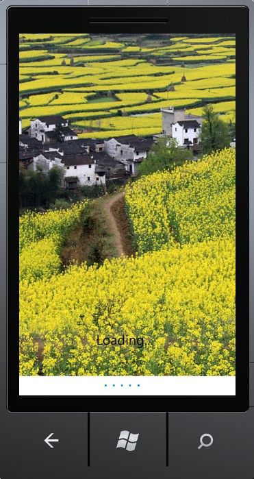 Windows Phone 7 程序等待页面的处理