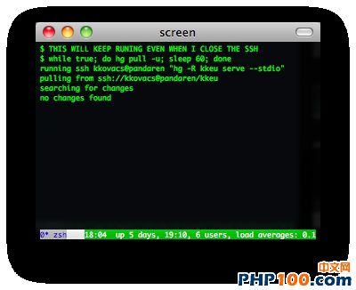 gnu screen screenshot