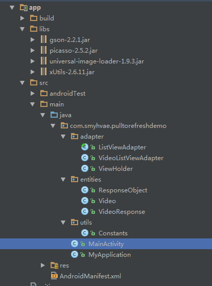 Android代码优化----PullToRefresh+universal-image-loader实现从网络获取数据并刷新