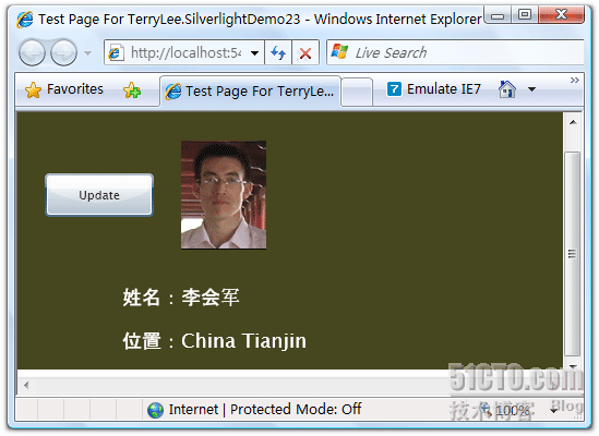 一步一步学Silverlight 2系列（11）：数据绑定