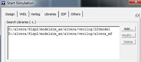 【原创】用Modelsim—Altera对LPM做前仿时Library选择应注意的一点