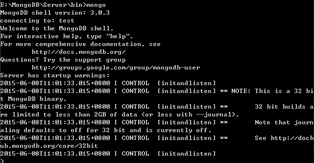 mongodb 详解 error：10061 由于目标计算机积极拒绝，无法连接解决方法