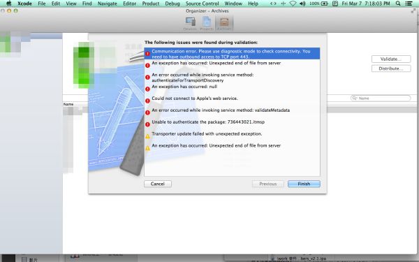 Unable to Distribute in Xcode5?