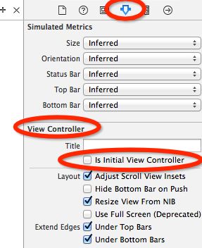 故事板无法运行：Failed to instantiate the default view controller for UIMainStoryboardFile 'Main' - perhaps the designated entry point is not set?